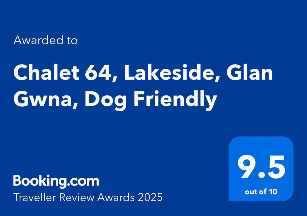 Chalet 64, Lakeside, Glan Gwna Holiday Park Caernarfon Extérieur photo